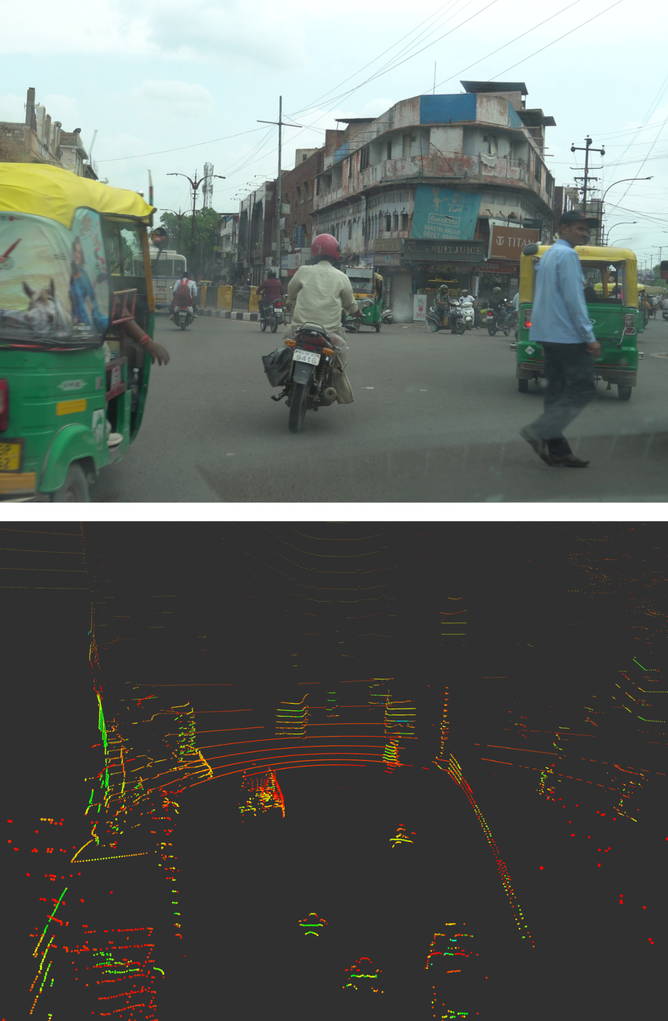 Top-down LiDAR Visualization